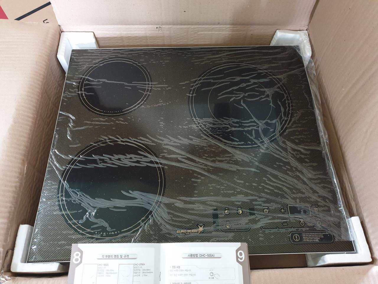 새제품 독일 유로3구 하이라이트 전기렌지 인덕션 특별할인가