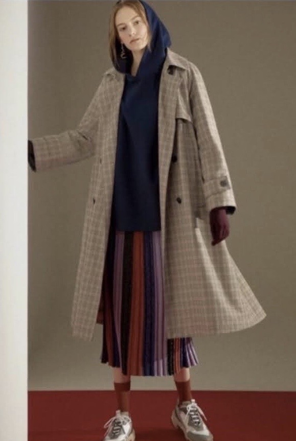 한섬 세컨플로어 트렌치코트 롱코트