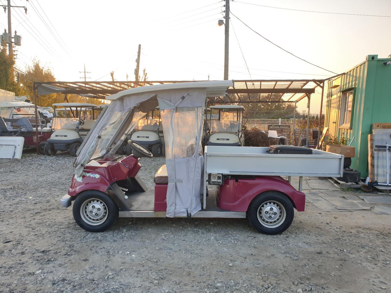 골프카트,적재함, 재설기, 염화칼슘살포기,비료살포기 제작 장착