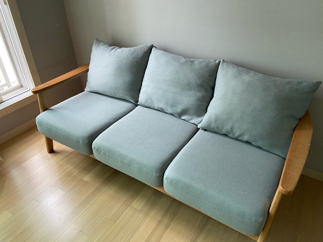 카사미아 패브릭 소파(3인용)