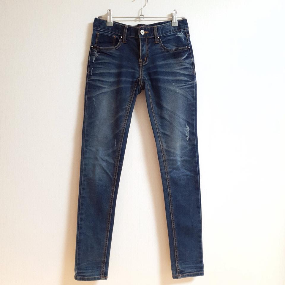 레이스업 포켓 스판스키니(25)