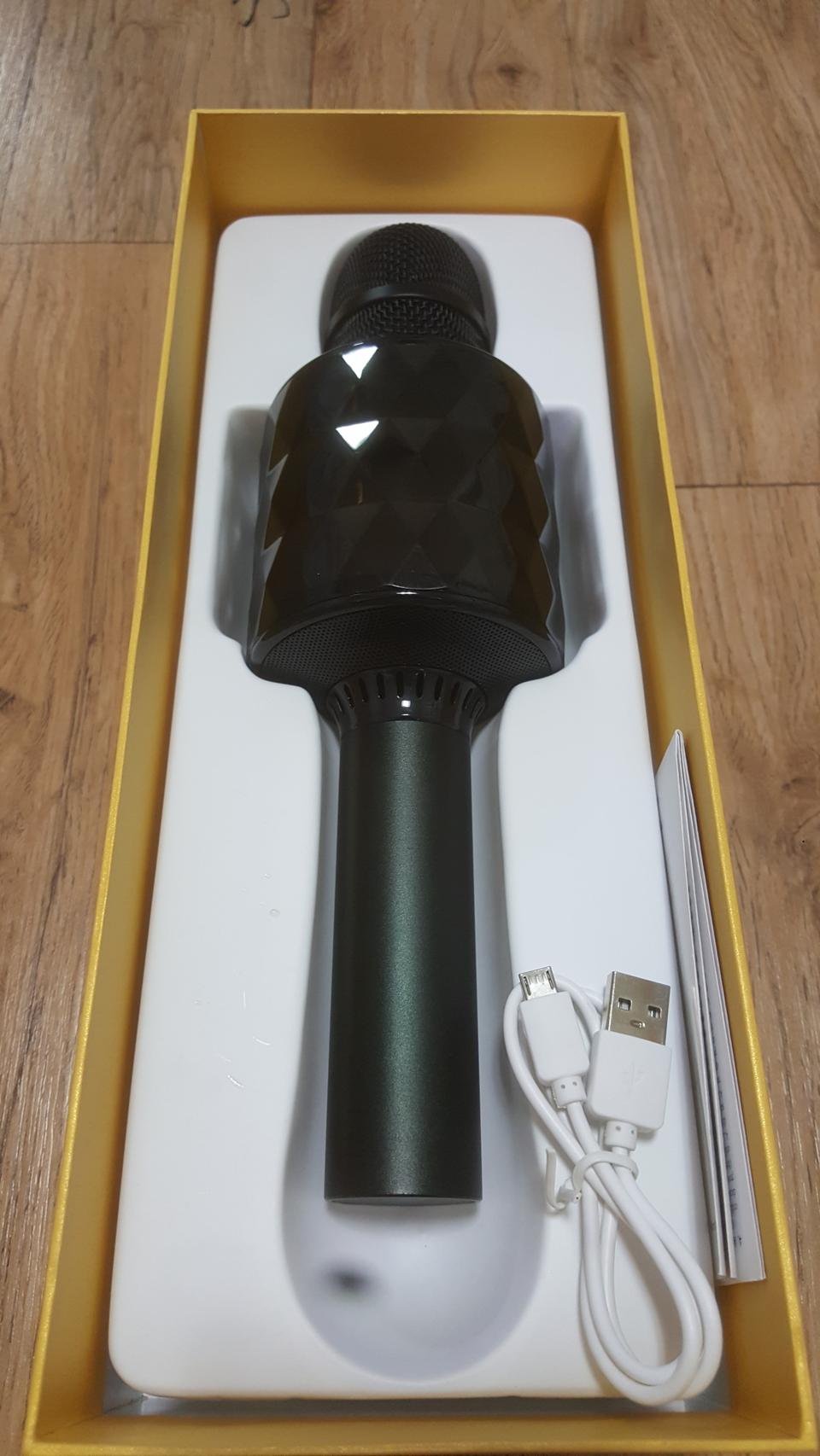 블루투스 노래방 마이크 스피커(LED램프)