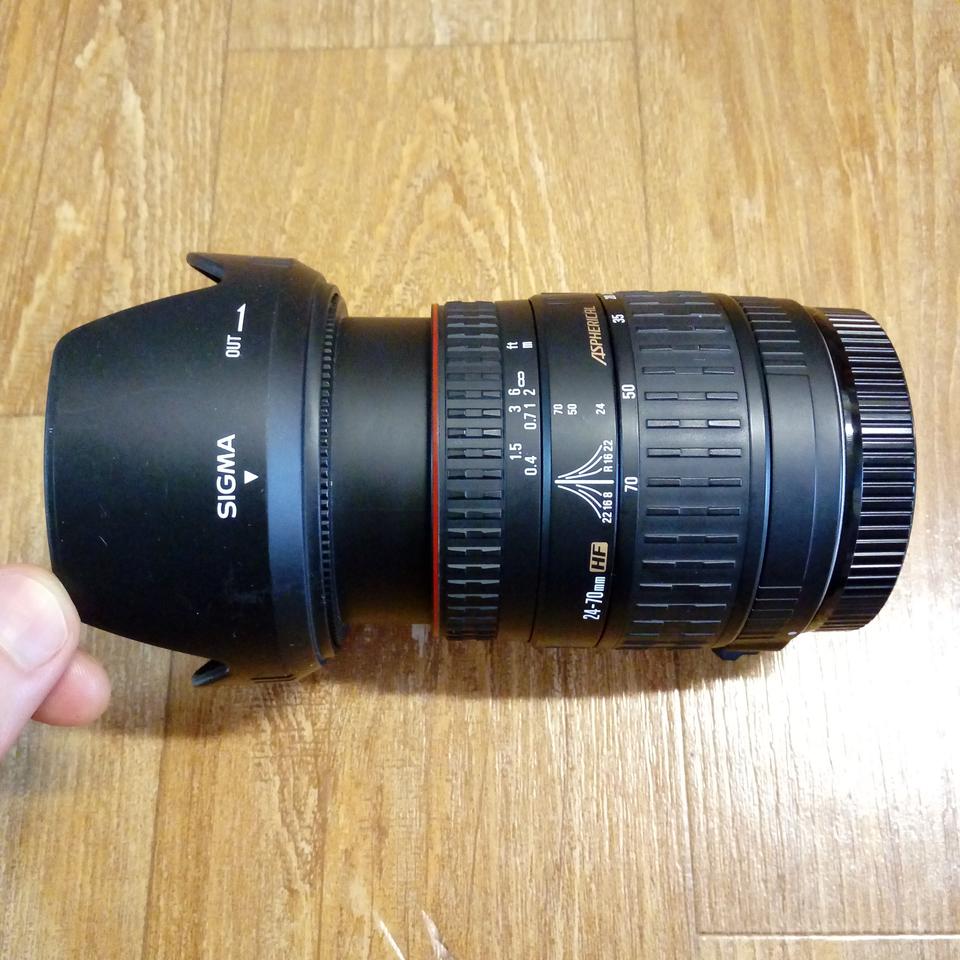 [미남역님 결제용] 시그마렌즈 24-70mm ,3.5-5.6 캐논 마운트