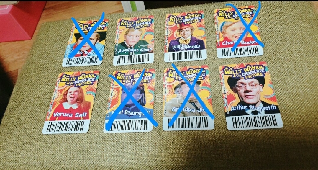 찰리와 초콜릿공장 윌리웡카 카드