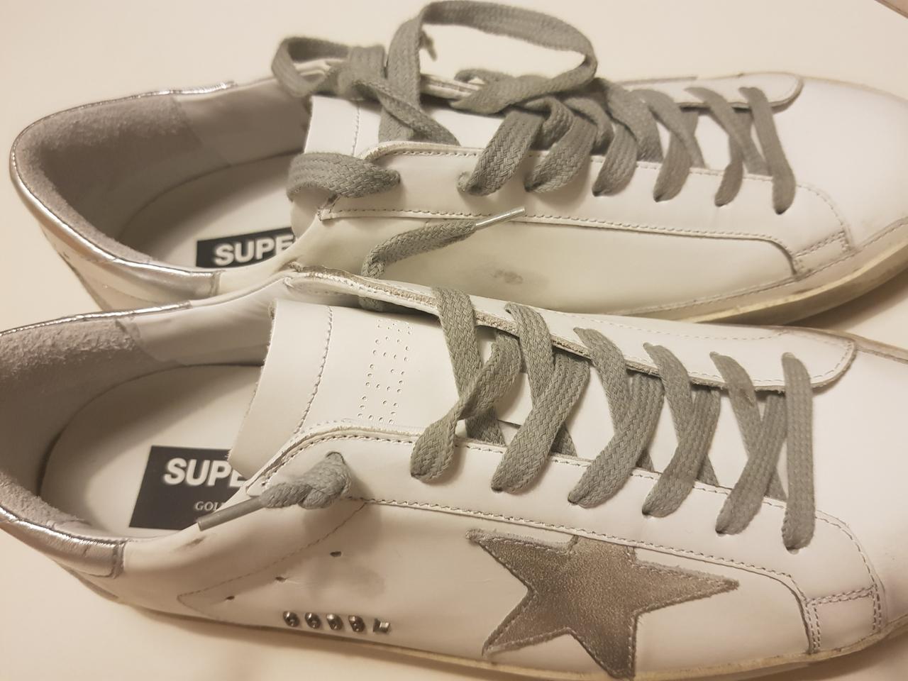 골든구스스니커즈/실버/43/새제품