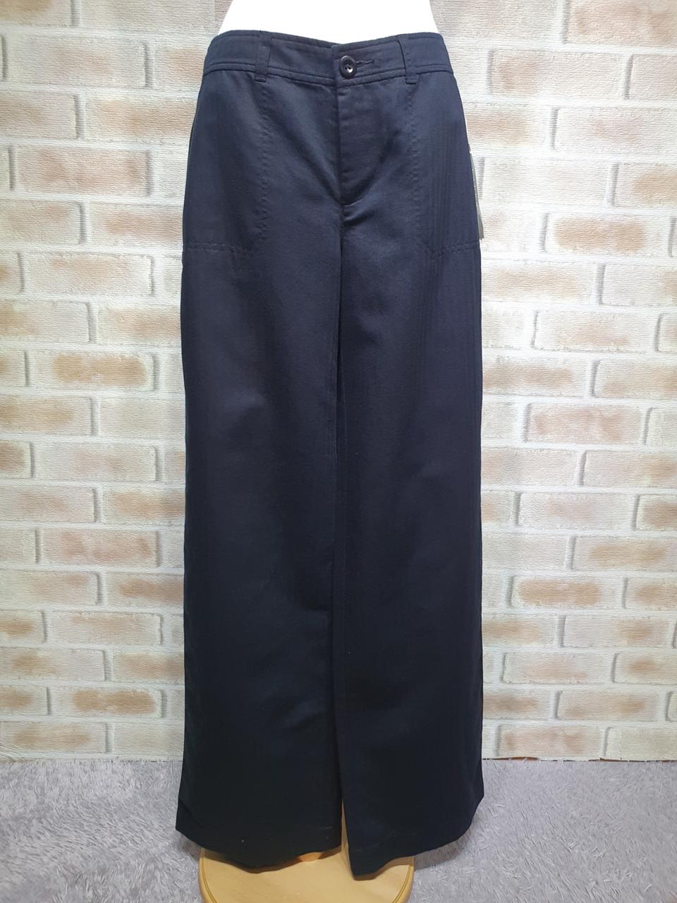 택부착 폴로랄프로렌 정품 린넨 코튼 혼방 와이드 팬츠 29인치