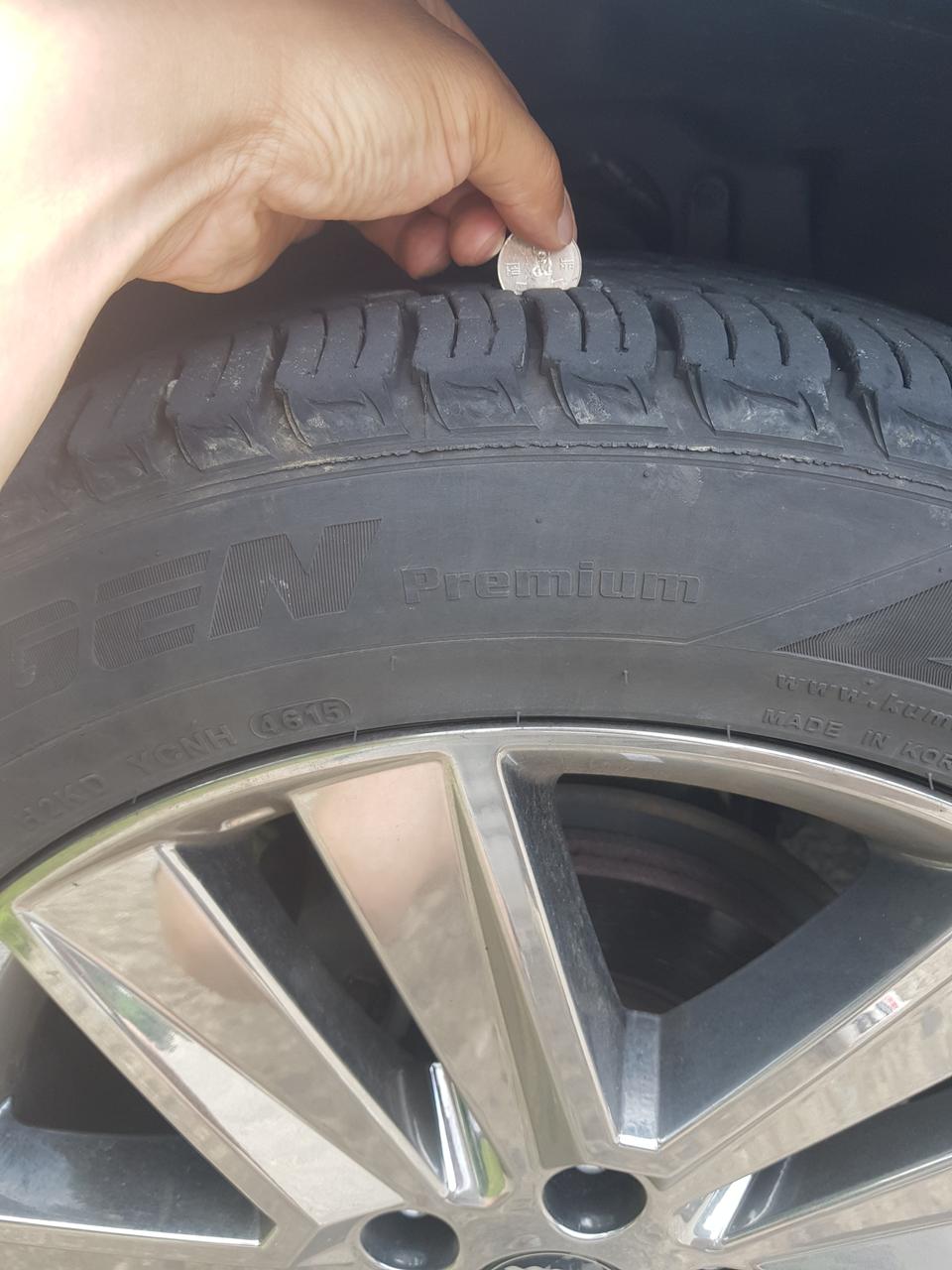 렉스턴스포츠 20인치 휠타이어