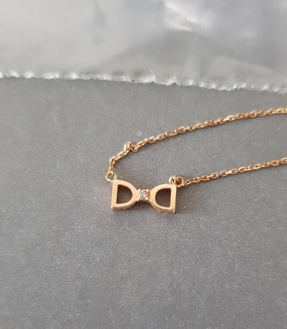 디디에두보 14k 골드 미스두 목걸이