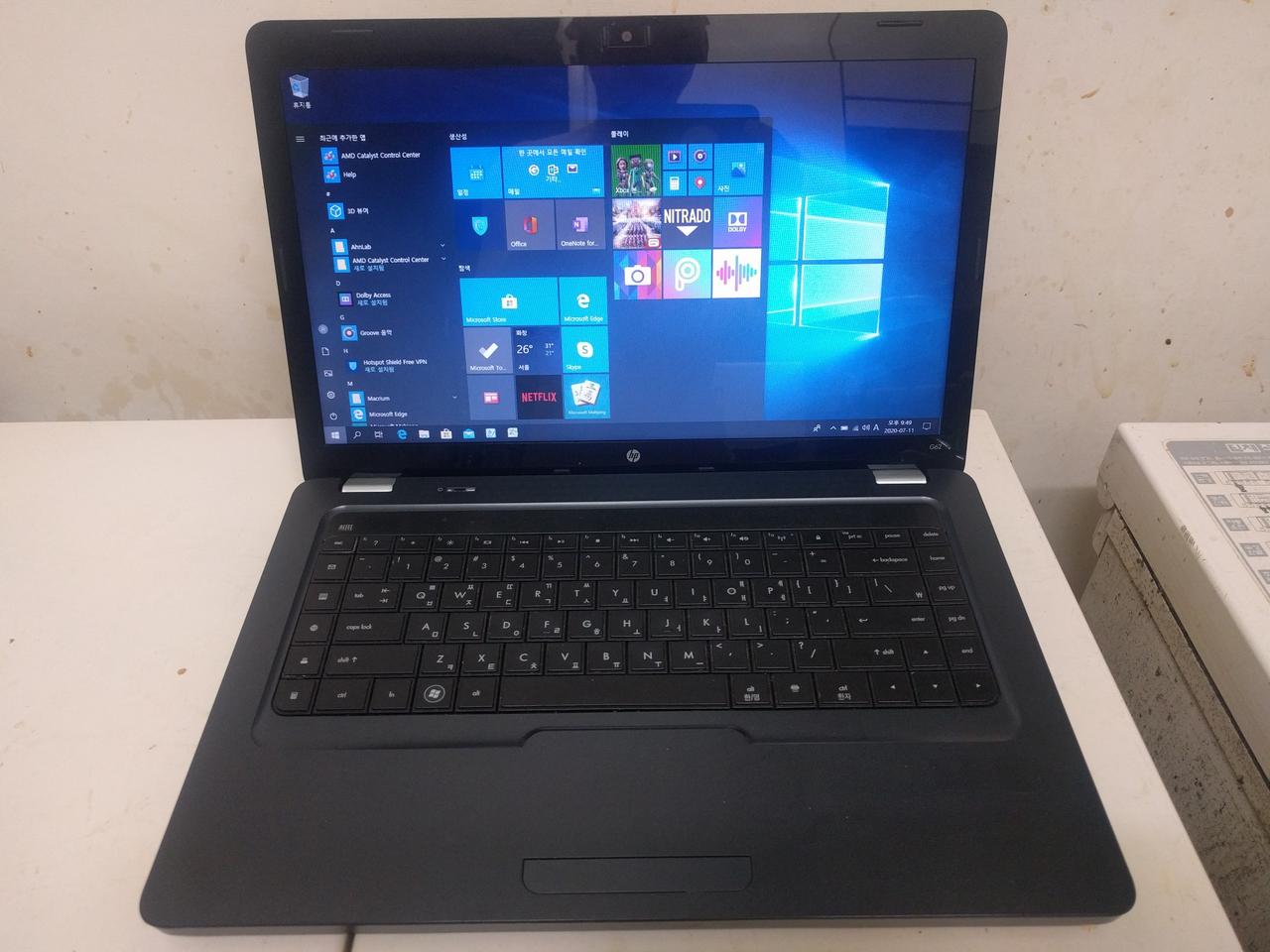 HP G62 454TX i3 370m RAM 4GB SSD 120GB