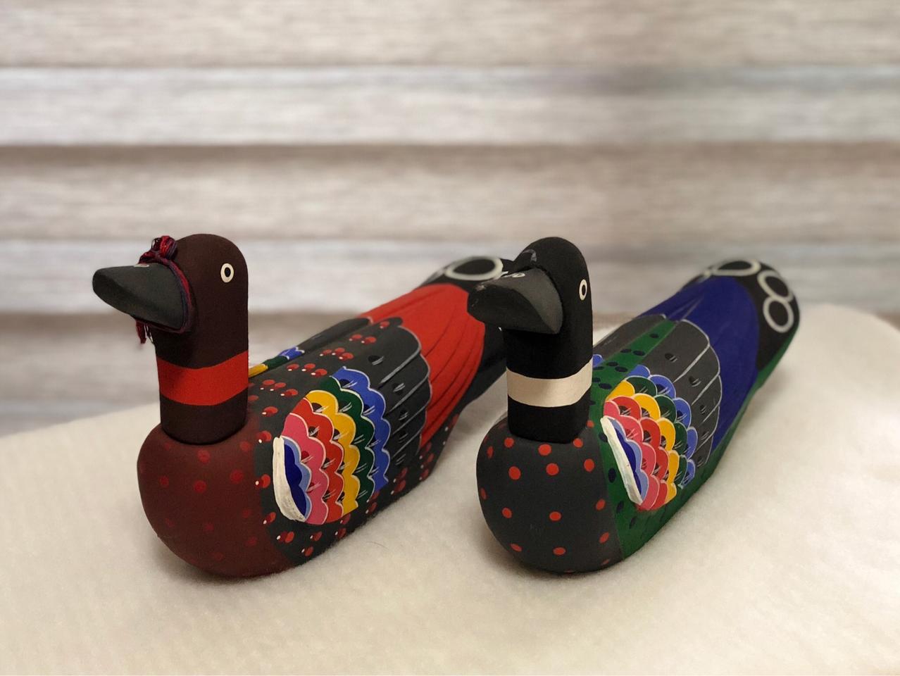 전통 목각원앙 모형 팝니다~