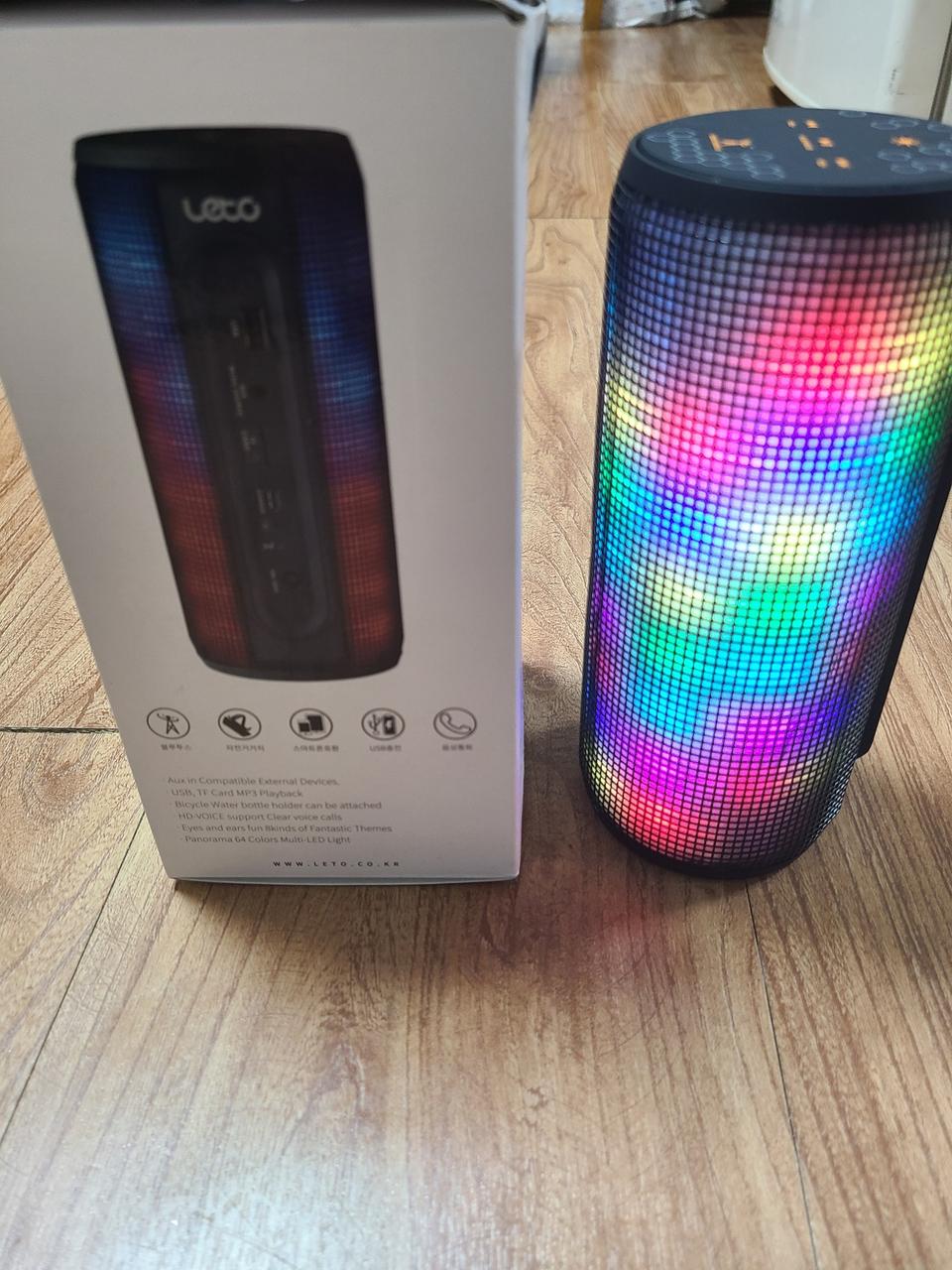 LED블루투스 스피커 (모델명: LBT-R01)