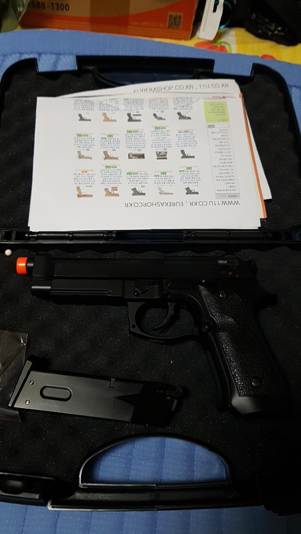 [n13536513님 결제용] 가스건 베레타M9 엘리트 팝니다