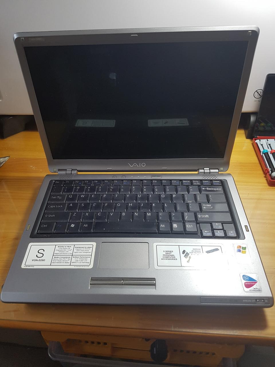 소니 노트북PCG-6D1L(부품용)