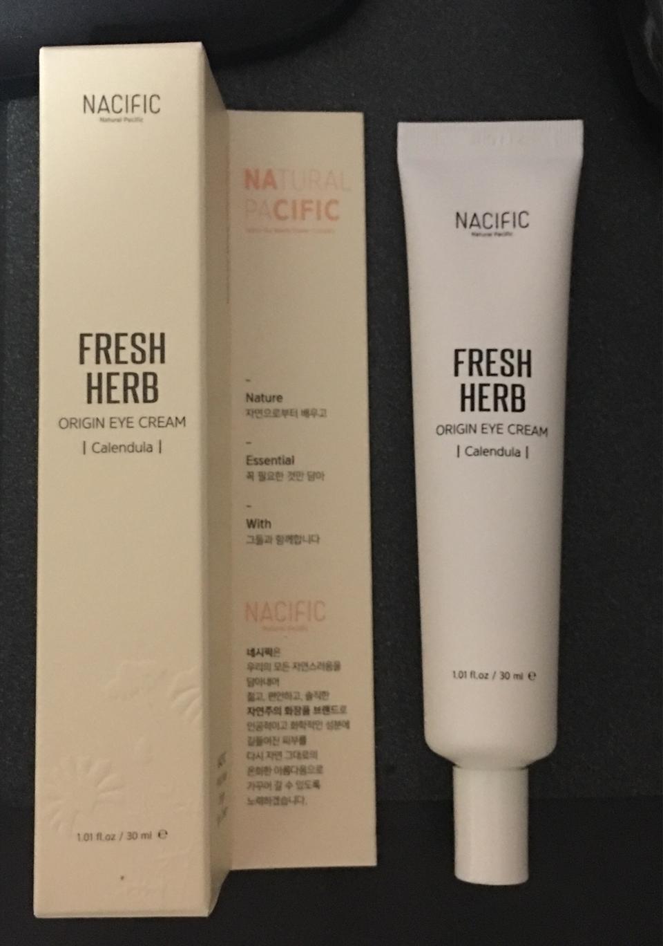 NACIFIC 네시픽. 오리진 아이크림 정품. 미사용 새제품