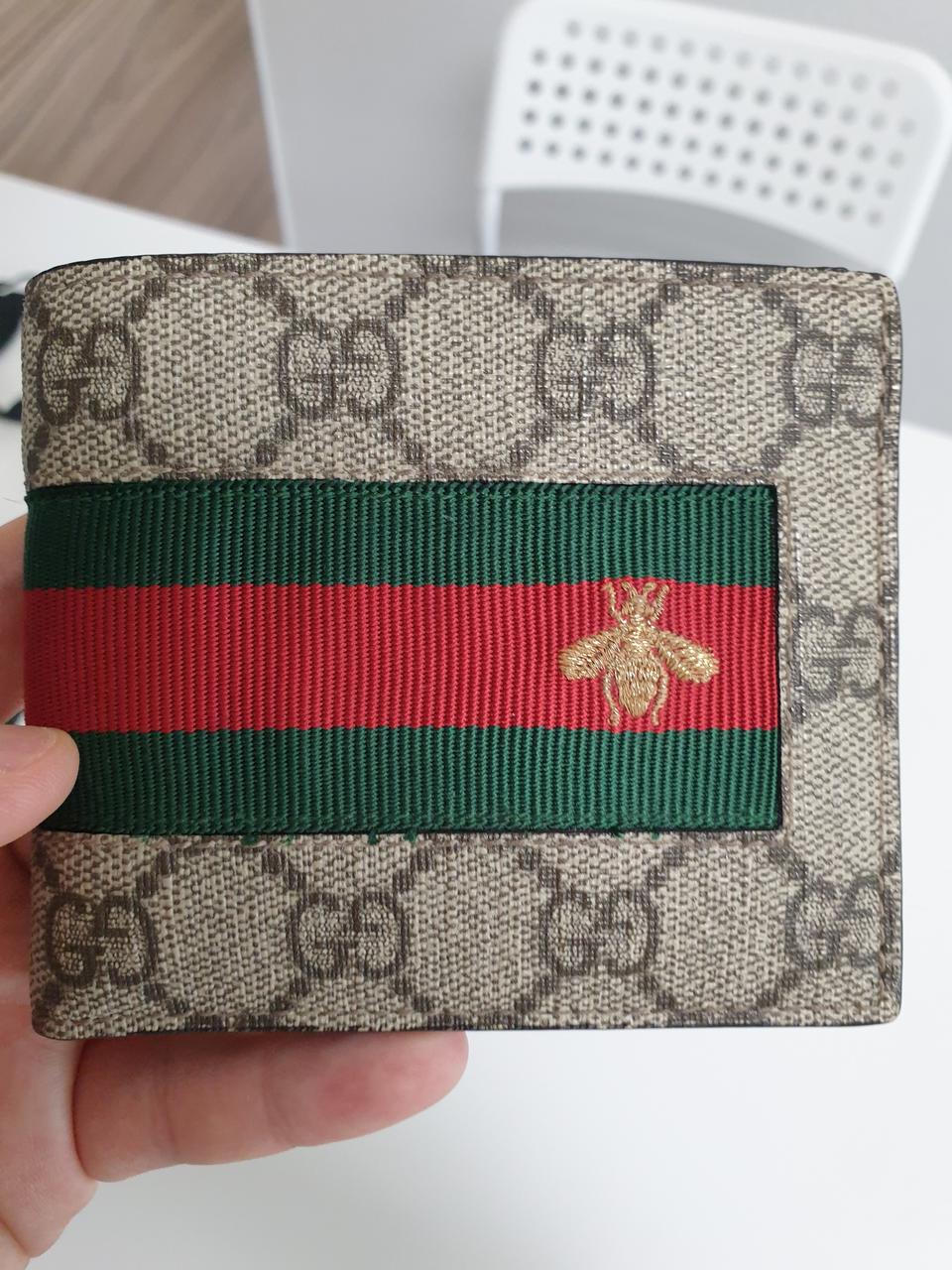 구찌 GG 수프림 웹 반지갑 판매 (정품1000%)