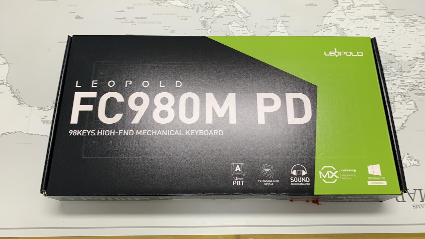 기계식 키보드 (LEOPOLD FC980M PD 98KEYS)