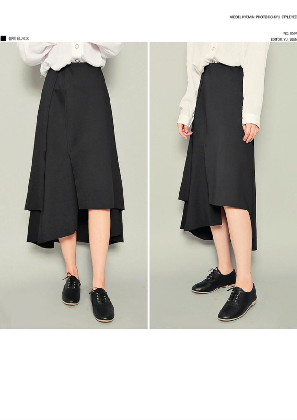 (새제품)HOTPING 언발란스 롱치마 팝니다