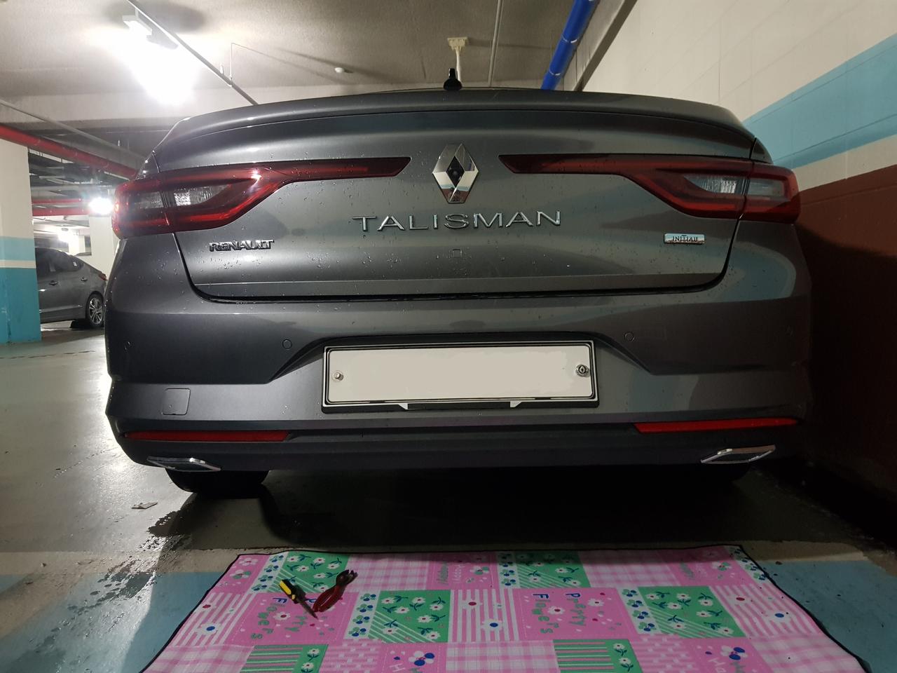 SM6 뒤범퍼 하커버 디퓨저 머플러 가드 범퍼