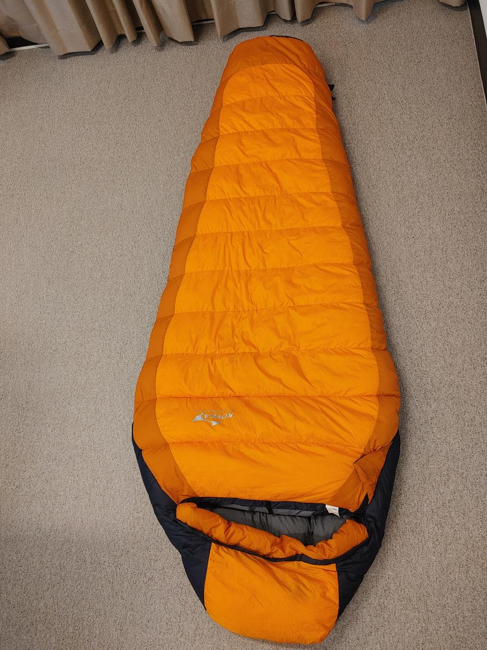 코베아 덕다운 침낭2개 일괄