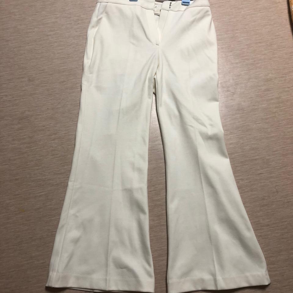 아이보리 부츠컷 바지