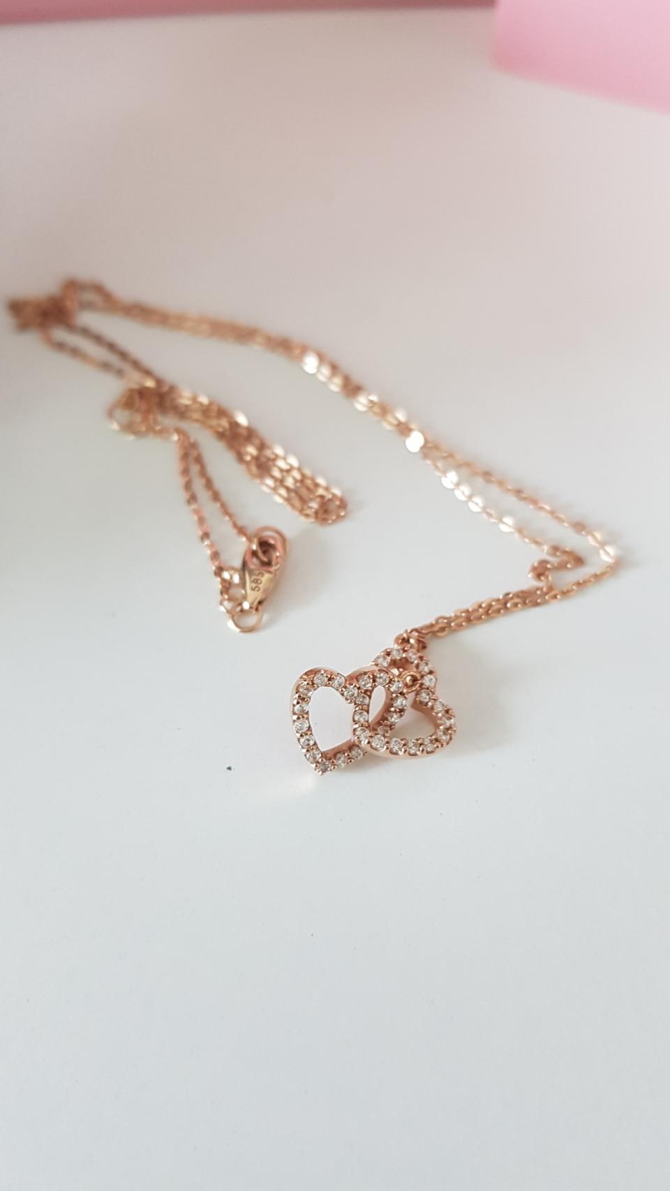 스타일러스(by 골든듀) 투하츠3 14k 목걸이