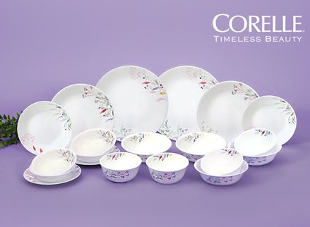 <새상품> 코렐 몬테베르데 2인세트 20P 공기 대접 소접시 중접대접시