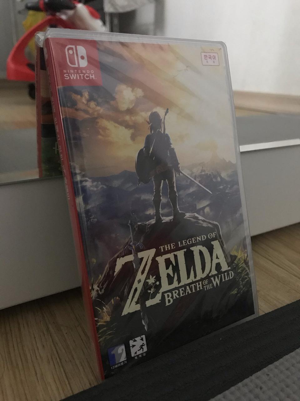 젤다 야생의 숨결 브레스 오브 더 와일드 타이틀 칩