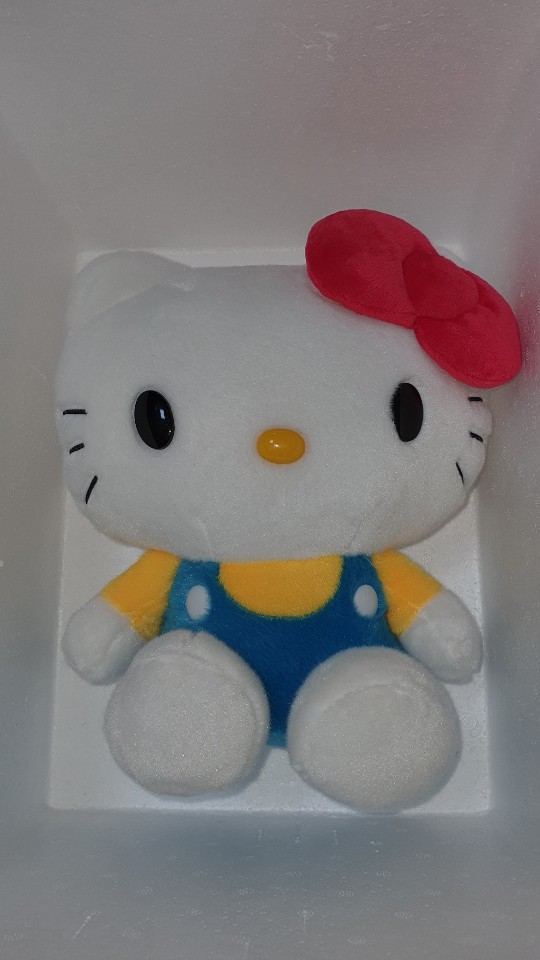 멜빵 키티 인형