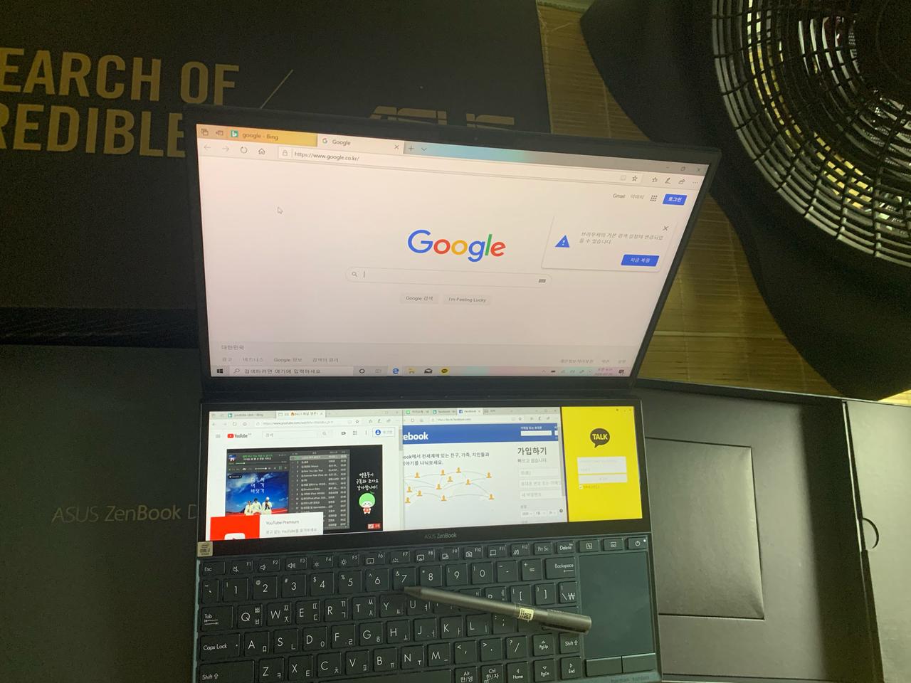 아수스 젠북 듀오 i7 10세대 갤럭시북 플렉스 맥북 프로 게이밍노트북