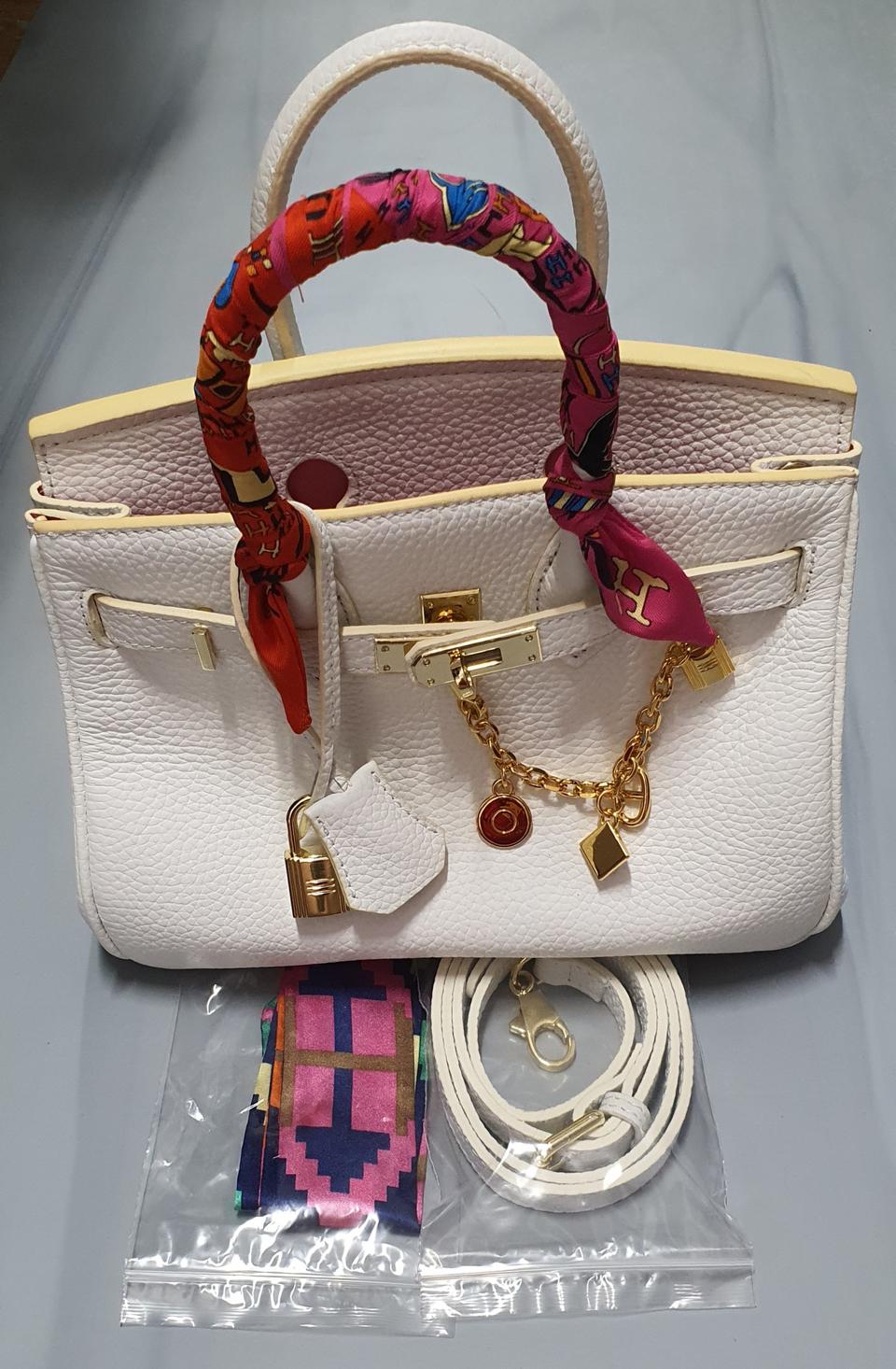 (가격내림)화이트 버킨백st 가방 판매합니당^^