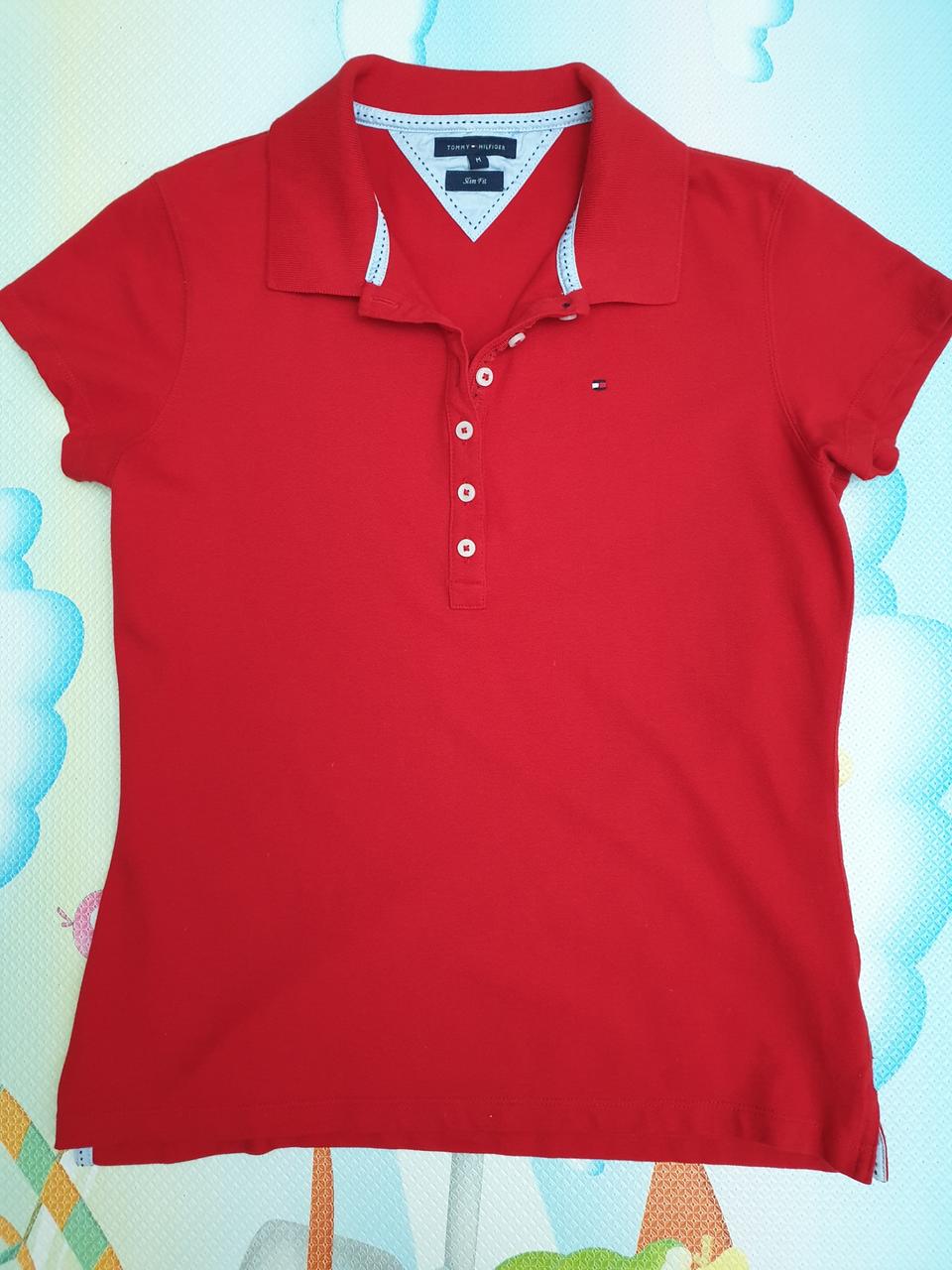 타미힐피거 여성 반팔 카라 티셔츠 사이즈 M