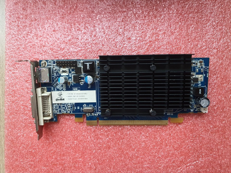 이엠텍 SP-HD4350 LP형 그래픽카드 판매합니다.