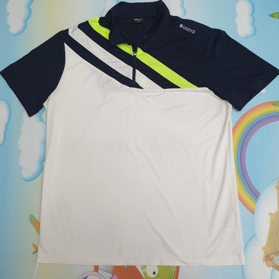 헤지스 골프 남성 반팔 집업 티셔츠 사이즈 110