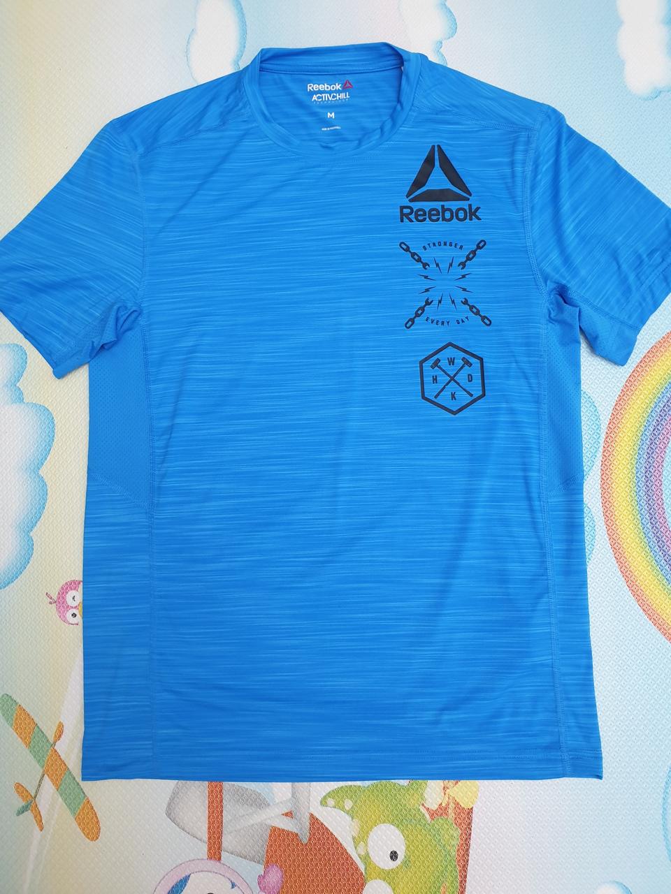 리복 기능성 반팔 트레이닝복 라운드 티셔츠 사이즈 100