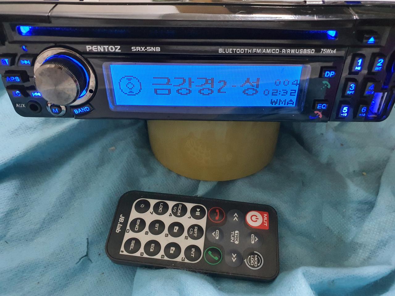 블루투스 한글지원 카오디오 팝니다.