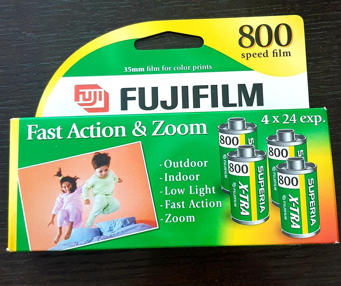 35mm 필름 후지 x-tra 800 24매 4롤 1박스