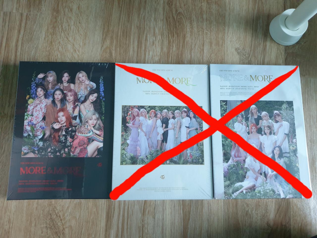 트와이스 more&more 앨범 a버전 미개봉판매