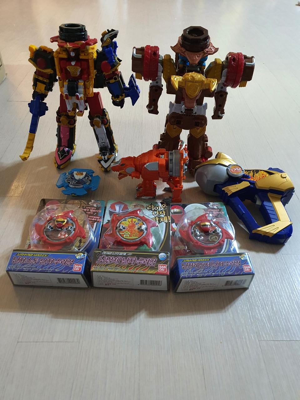 파워레인저 닌자킹 개굴개굴건 등 일괄