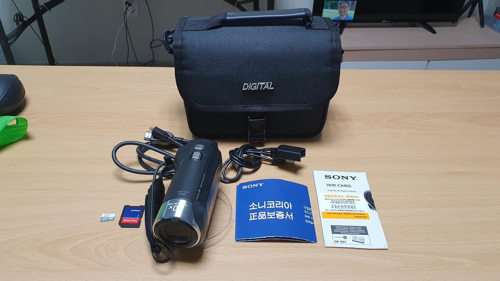 소니 캠코더 HDR CX405 신품