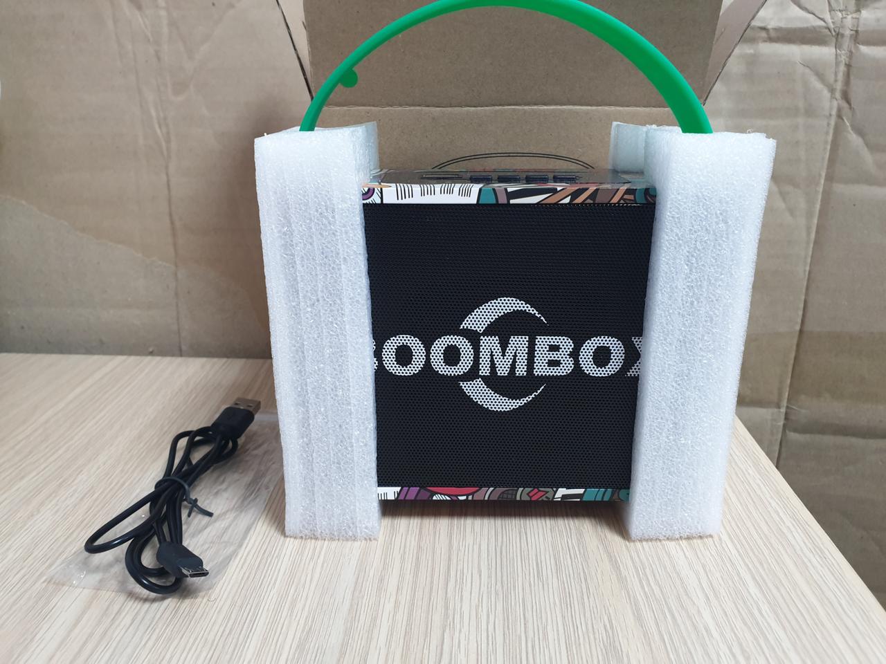 붐박스 블루투스 스피커(충전용USB포트 포함)