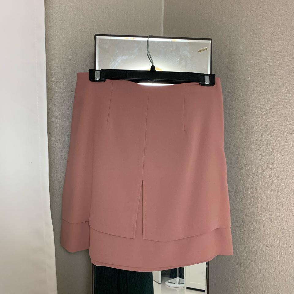 새상품 메그제이 피치색 스커트