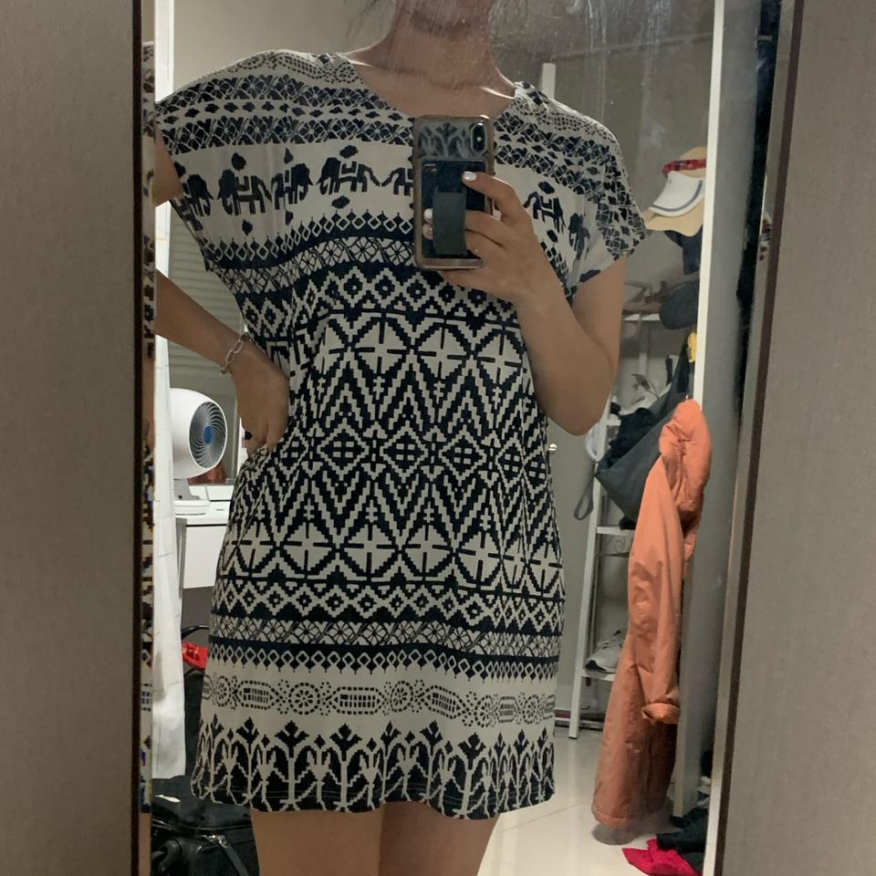 에스닉 스판 원피스