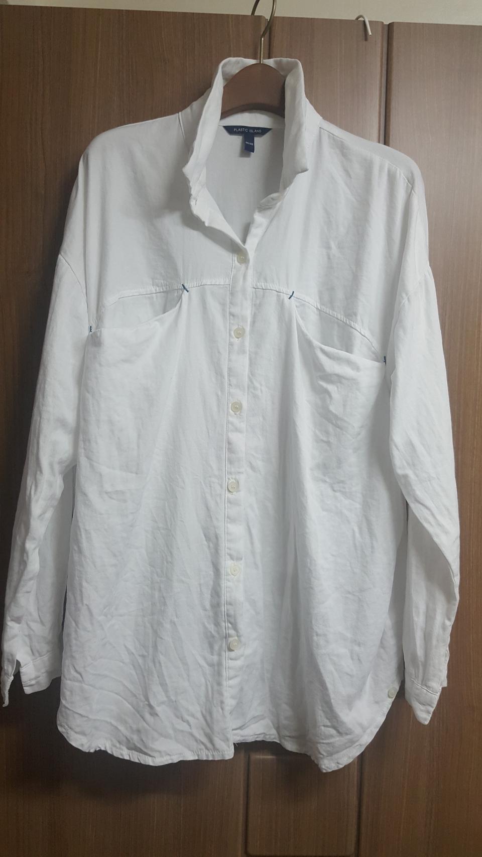 플라스틱 아일랜드 남방블라우스 55~66