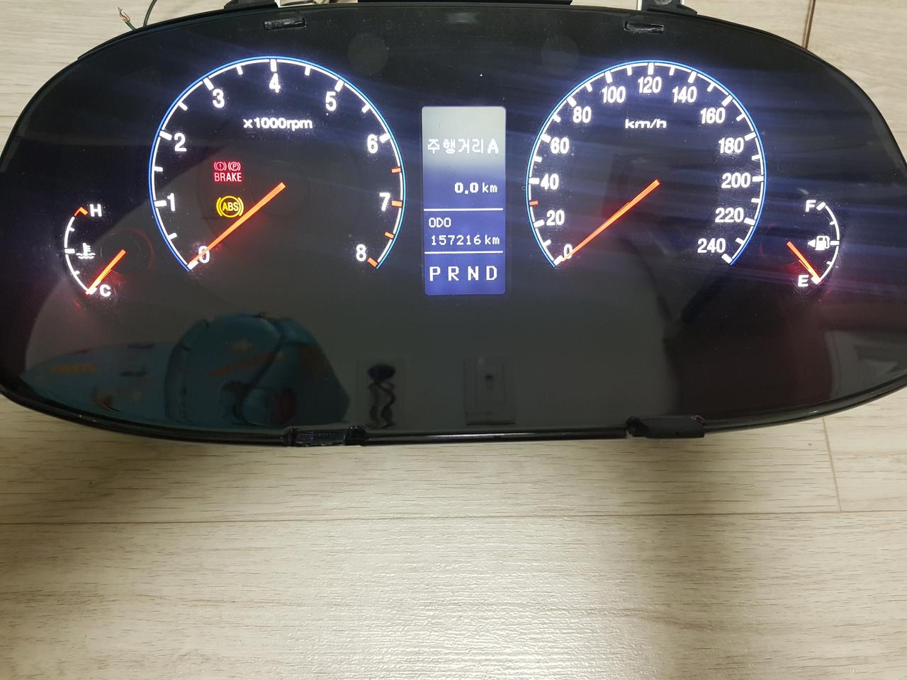 TG 원형 슈퍼비전(에코유) 계기판