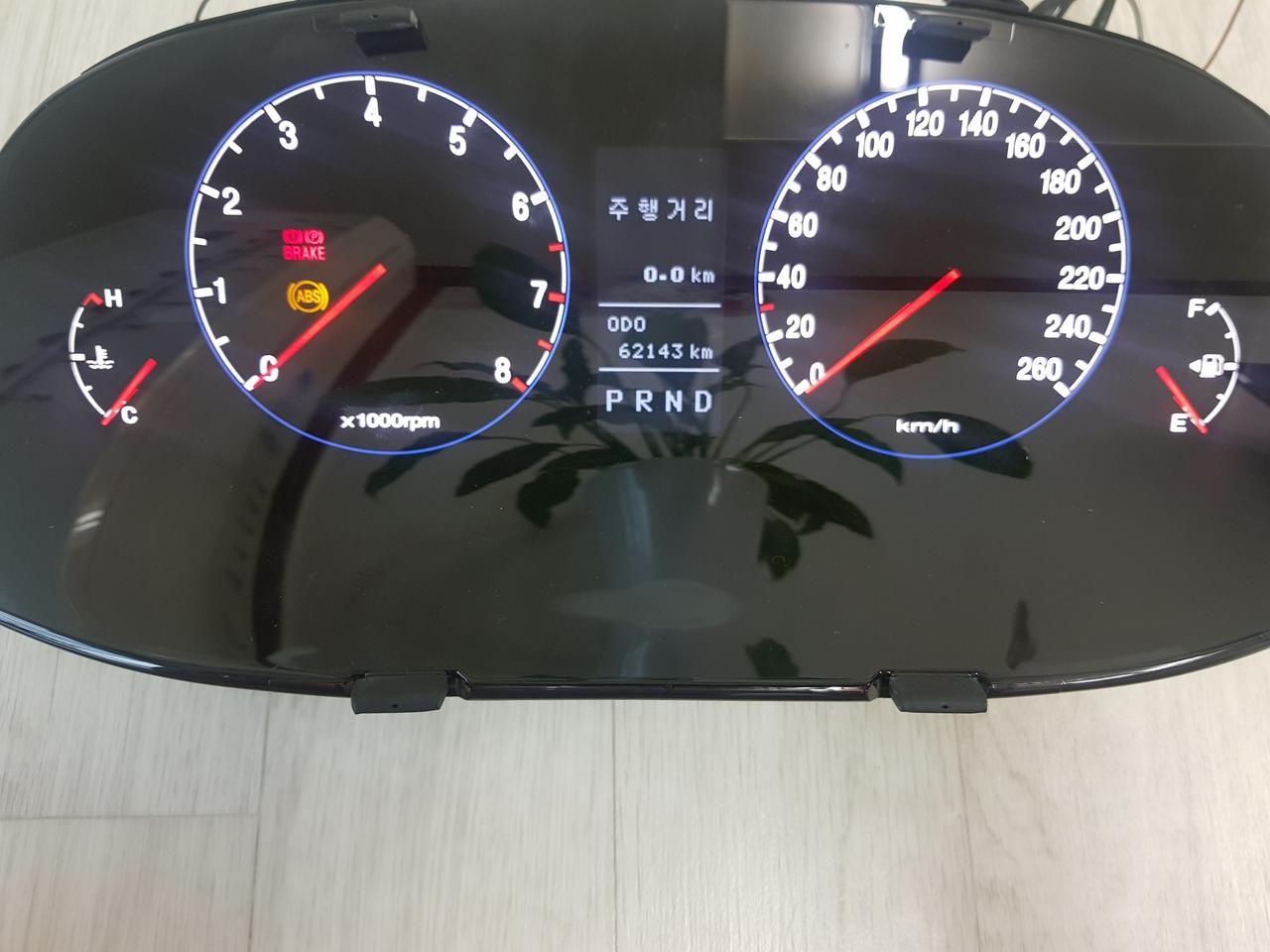 TG 원형 슈퍼비전(에코무) 계기판