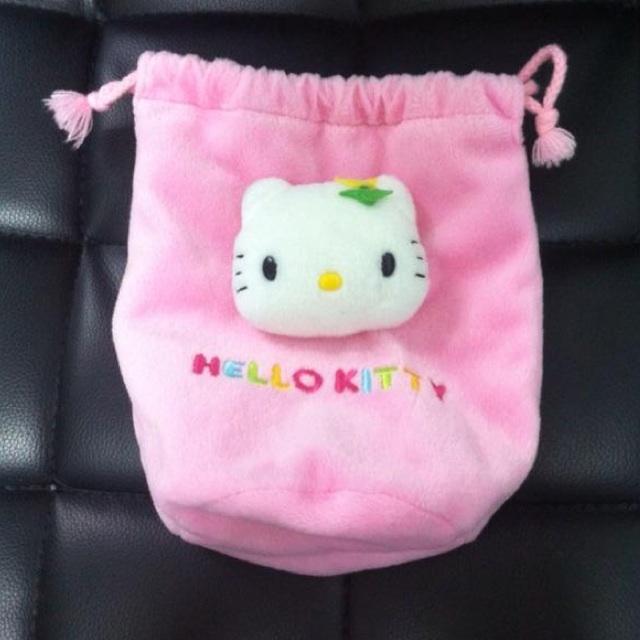헬로키티 원통형 주머니