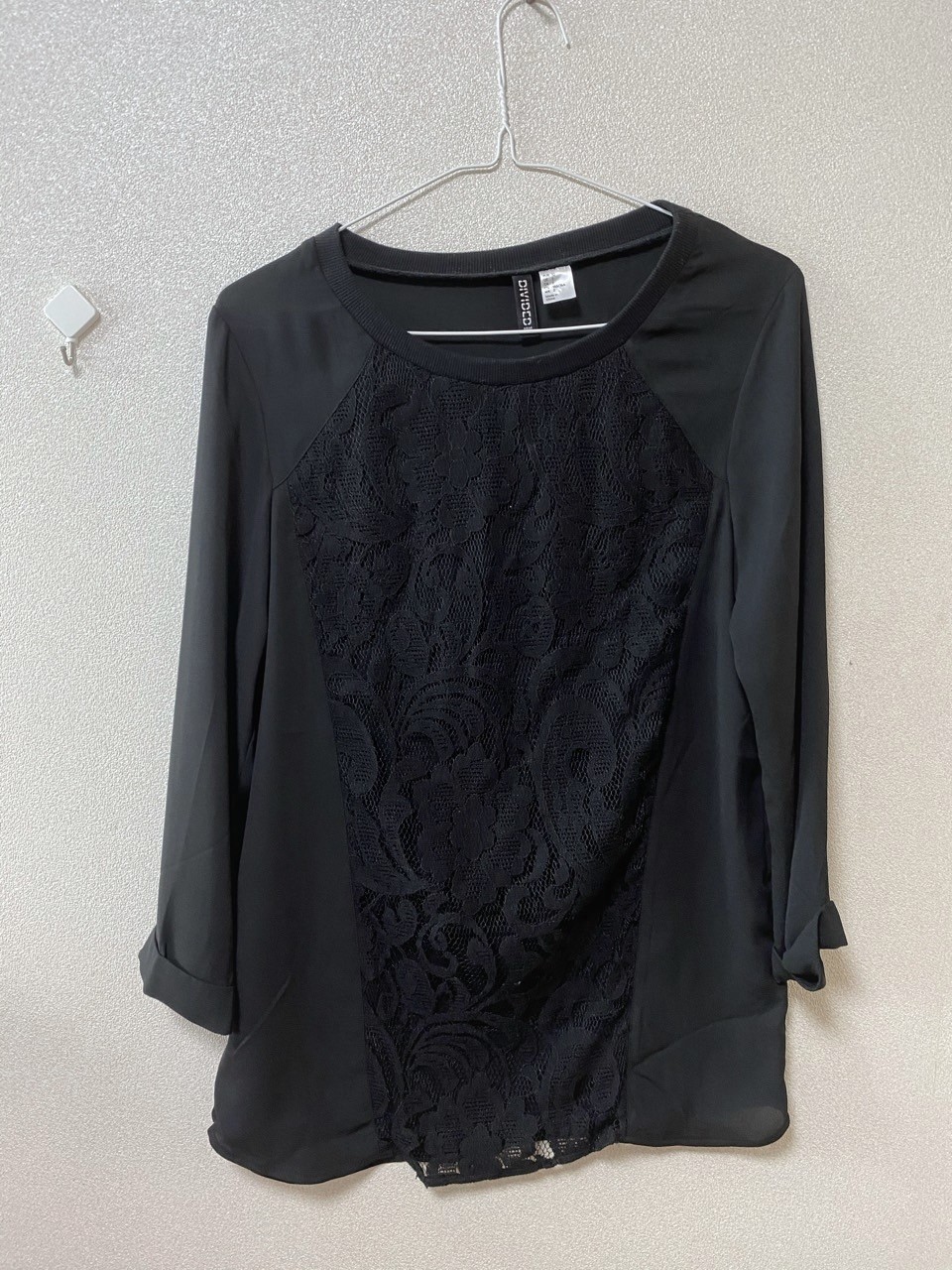 레이스 블라우스