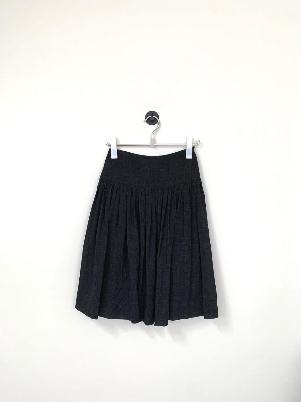 시스템 플리츠 스커트