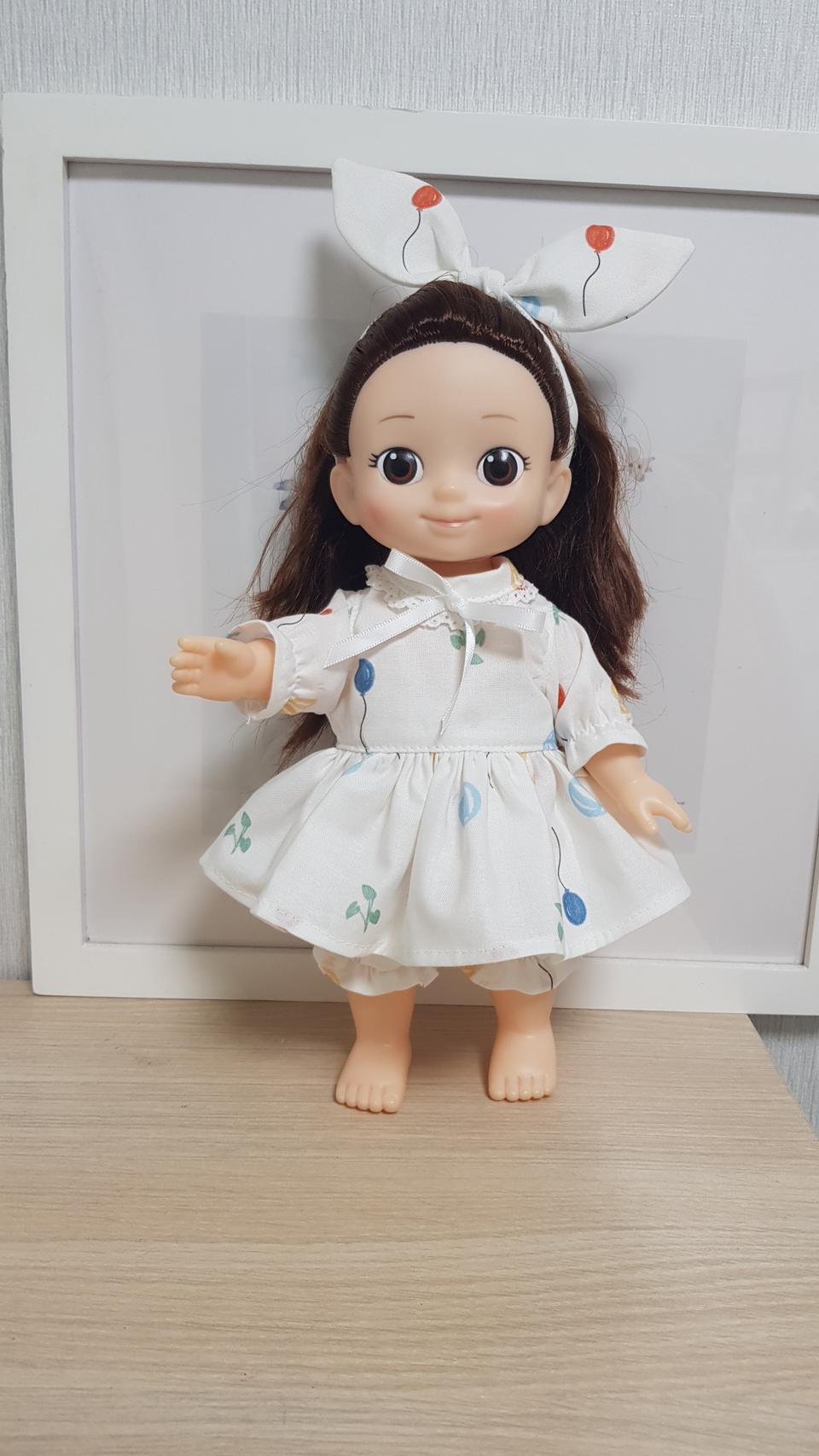 콩순이인형옷(플라스틱콩콩이인형옷)