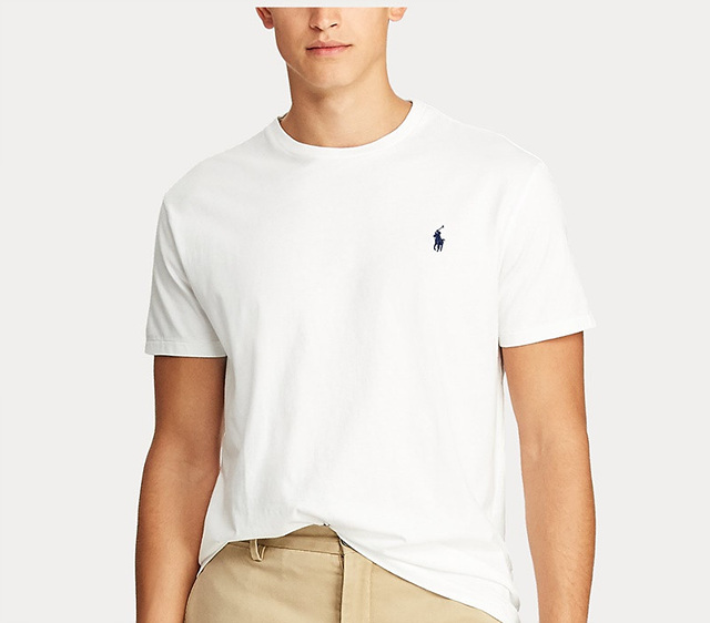 [미사용 새제품] 폴로 화이트 반팔티셔츠